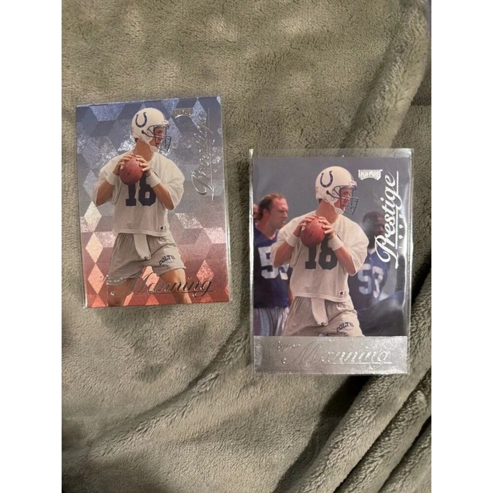 1998 Playoff Prestige Peyton Manning Rookie Card (#165) Hobby Variants